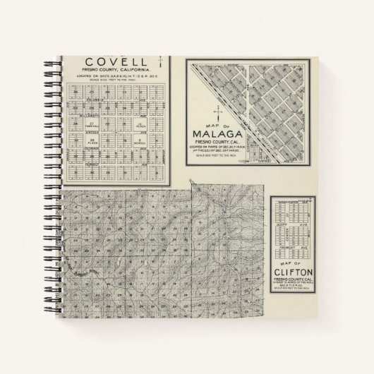 Carnet Comté de Fresno, Californie 22 (Devant)