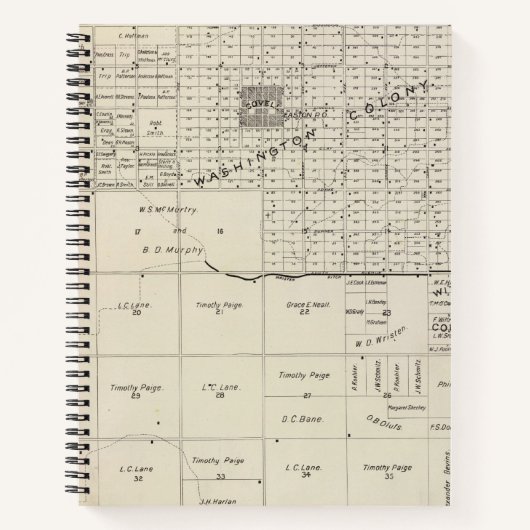 Carnet Comté de Fresno, Californie 6 2 (Devant)