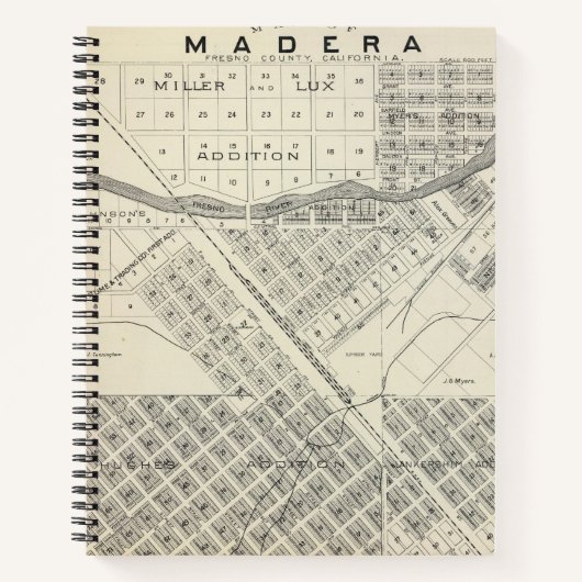 Carnet Comté de Madera, Californie 3 2 (Devant)