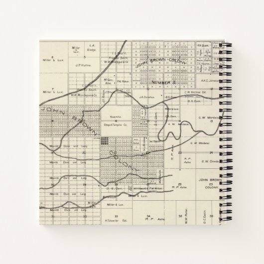 Carnet Comté de Madera, Californie 4 3 (Dos)