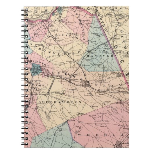 Carnet Comté de N Burlington, New York (Devant)