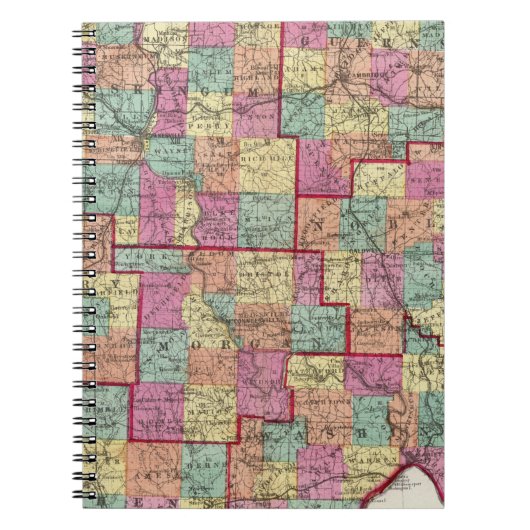 Carnet Comtés de l'Ohio (Devant)