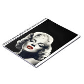 Carnet CON24BW-V4 lèvres rouges Marilyn DANS BLACK.tif (Côté gauche)