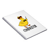 Carnet Con-duck-teur Drôle de musique Chef d'orchestre Ca (Côté Droit)