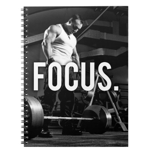 Carnet CONCENTRATION - Exercice "Body building" Motivatio (Devant)