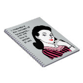 Carnet Concept de ménage amusant (Côté Droit)