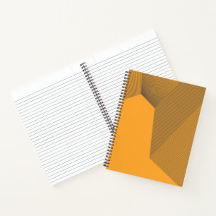 Carnet Concept moderne, urbain, jaune, audacieux et simpl