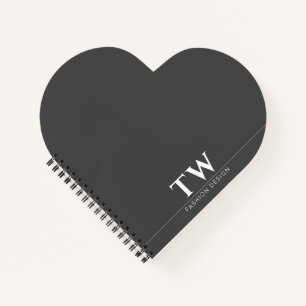 Carnet Concepteur de mode Noir