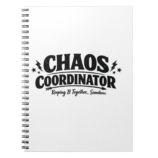 Carnet Concepteur de Typographie de Chaos (Devant)