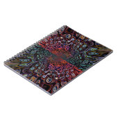Carnet Conception Abstraite de Kaléidoscope Fractal Élect (Côté gauche)
