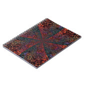 Carnet Conception Abstraite de Kaléidoscope Fractal Élect (Côté gauche)