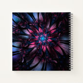 Carnet Conception Abstraite des fleurs fractales. (Dos)