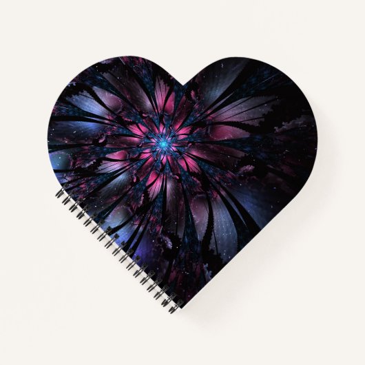 Carnet Conception Abstraite des fleurs fractales. (Devant)