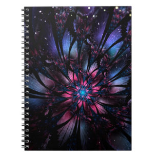 Carnet Conception Abstraite des fleurs fractales.