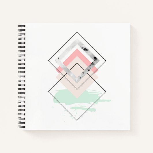 Carnet Conception abstraite géométrique (Devant)