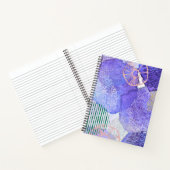 Carnet Conception abstraite violette (Intérieur)