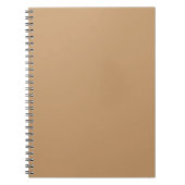 Carnet Conception avec un Arrière - plan Brown et une bor (Devant)