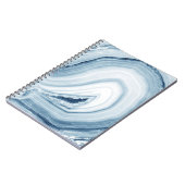 Carnet Conception bleue d'agate (Côté gauche)