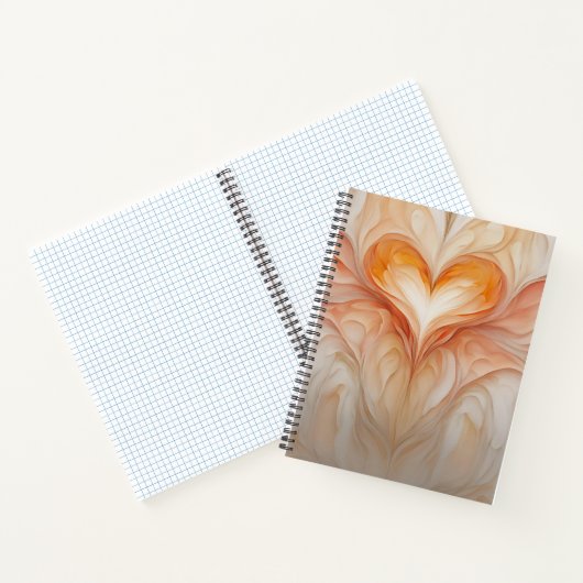 Carnet Conception cardiaque inspirante en Aquarelle douce (Intérieur)