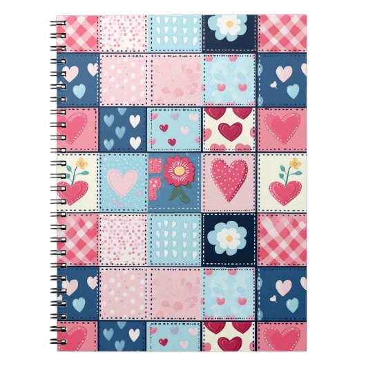 Carnet Conception Charming Cute Patchwork (Devant)