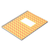 Carnet Conception Chevron Jaune (Côté gauche)