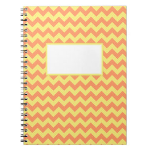 Carnet Conception Chevron Jaune