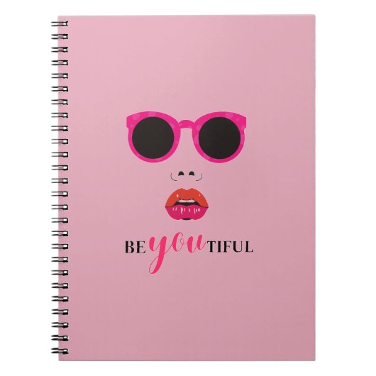 Carnet Conception chic de teinte rose avec grâce (Devant)