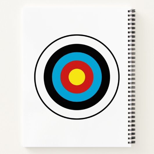 Carnet Conception cible Bullseye (Dos)