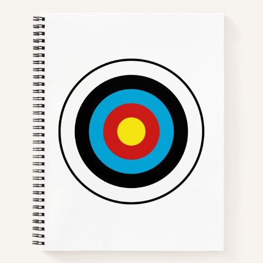 Carnet Conception cible Bullseye (Devant)
