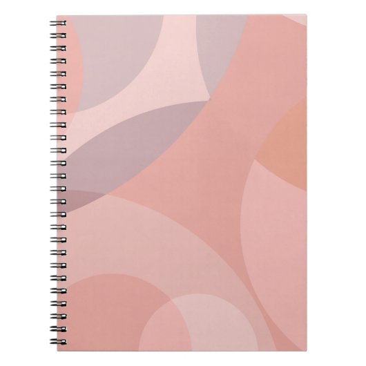 Carnet Conception circulaire à chevauchement rose (Devant)