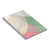 Carnet Conception circulaire de chevauchement Pastel Muet (Côté Droit)