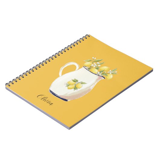 Carnet Conception Citron (Côté gauche)