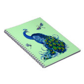 Carnet Conception classique de paon et de libellule (Côté Droit)