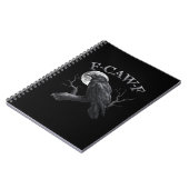 Carnet Conception Classique Gothique de Lune d'Oiseau F-C (Côté gauche)