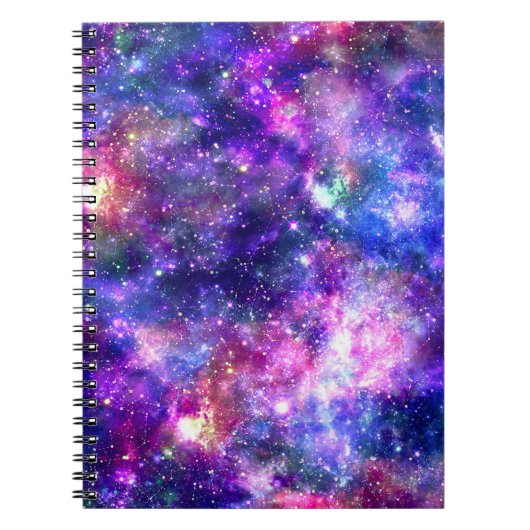 Carnet Conception Cosmique d'Impression de Nuit de Galaxi (Devant)