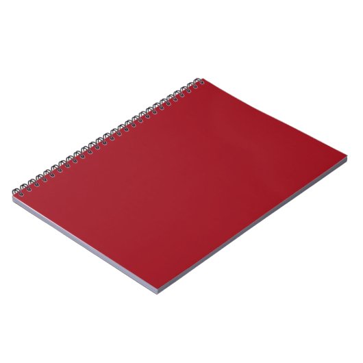 Carnet Conception couleur rouge gras Ruby (Côté gauche)