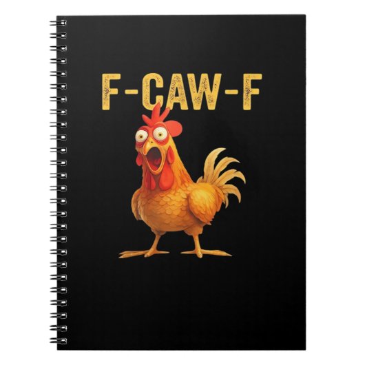 Carnet Conception créative et décontractée Funny F Caw F (Devant)
