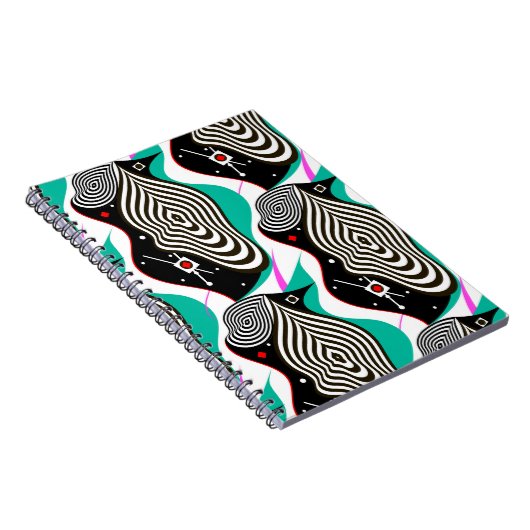 Carnet Conception créative Motif Abstraite et transparent (Côté Droit)