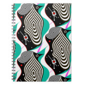 Carnet Conception créative Motif Abstraite et transparent (Devant)