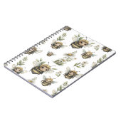 Carnet Conception d'abeille à l'aquarelle mignonne | Abei (Côté gauche)
