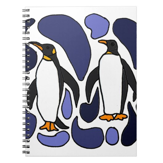 Carnet Conception d'abrégé sur art de pingouin d'empereur (Devant)