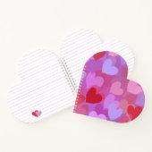 Carnet Conception d'amour de la Saint-Valentin Cœurs (Intérieur)