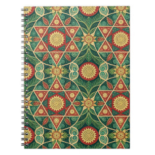 Carnet Conception d'art de mandala floral géométrique sac