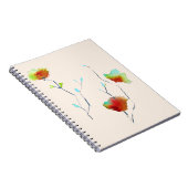 Carnet Conception d'art floral abstrait simple moderne (Côté Droit)