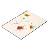 Carnet Conception d'art floral abstrait simple moderne (Côté gauche)