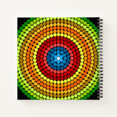 Carnet Conception d'art mandala abstrait pointillé-65904 (Dos)