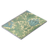 Carnet Conception de "anémone" (textile) (Côté gauche)