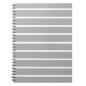 Carnet Conception de bandes grises cendrées  (Devant)