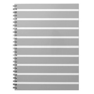 Carnet Conception de bandes grises cendrées