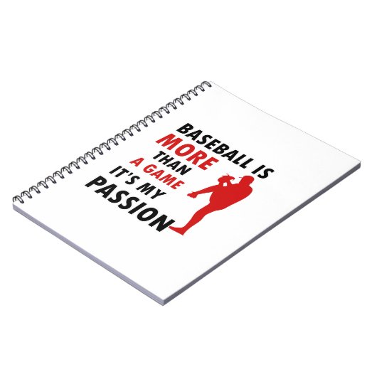 CARNET CONCEPTION DE BASE-BALL (Côté gauche)